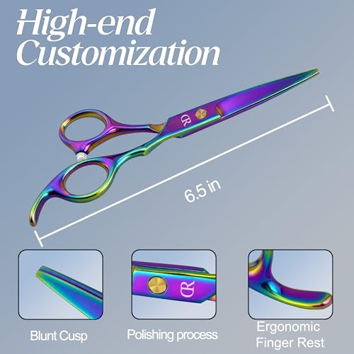 Professional Hair Cutting Scissors 6.5 Inch Japanese Stainless Steel