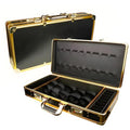 Gold Barber Case with Code Lock & Shoulder Strap