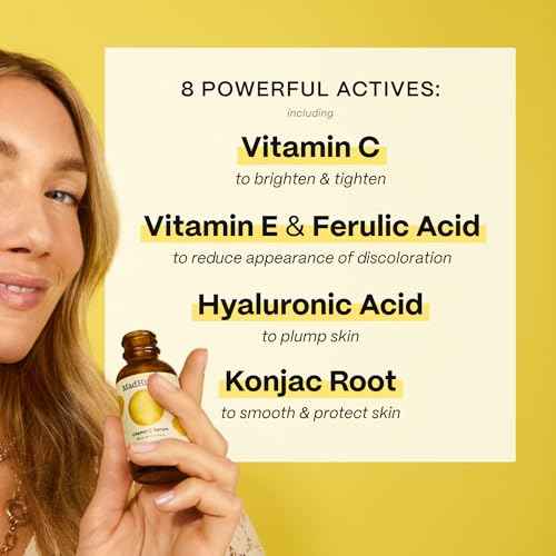 Mad Hippie Vitamin C Serum for Face with Hyaluronic Acid & Triple C Night Cream Ceramide Moisturizer - Skin-Brightening Skin Care Set (2 Piece Set)