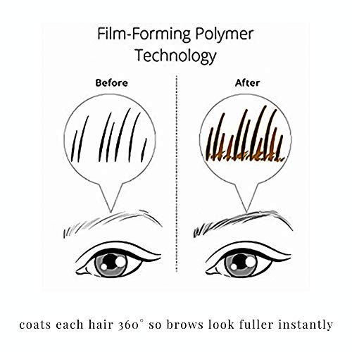 Elizabeth Mott Queen of the Fill Tinted Eyebrow Gel ? Brow Filler, Volumizer & Setter ? Defines, Shapes & Covers Gray Hairs ? Water-Resistant, Long-Lasting ? Cruelty-Free ? Light Medium Brown 4g