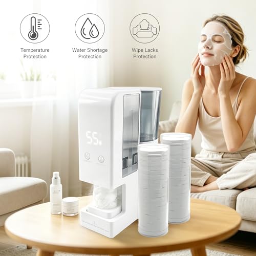 Hot Towel Warmer for Face - 5s Fast Heating, 55°C Constant Temperature