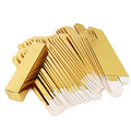 Golden Lipgloss Tube Box 5ml - 25 Pack (23x23x98mm)