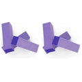 Soft Touch Lavender Sanding Block, 4-Sided, 100 Grit, Washable and Reusable, Long Lasting, 12 Pieces (Pack of 2)
