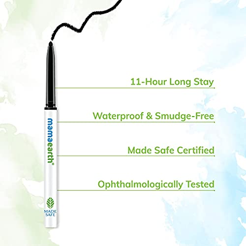 Mamaearth Charcoal Black Kajal with Vitamin C & Chamomile 0.35g