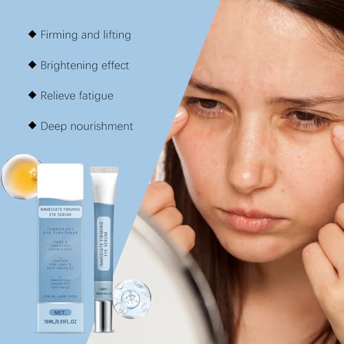Instant Firming Eye Serum for Under Eye Bags & Dark Circles
