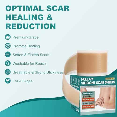 Silicone Scar Sheets, Silicone Scar Tape(1.6"x 158"), Scar Tape for Scar Removal Treatment, Reusable Silicone Scar Strips for Surgical, C-Section, Keloid, Burn, Acne, Surgical Scars