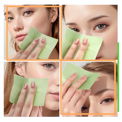 Oil Blotting Paper Sheets for Oily Skin, 300 Count