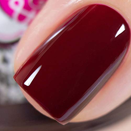 Vishine Nail Gel Polish, 15ml Soak Off Nail Gel Polish Nail Art Manicure Salon DIY at Home Long-lasting - Crimson Red 0.5 OZ