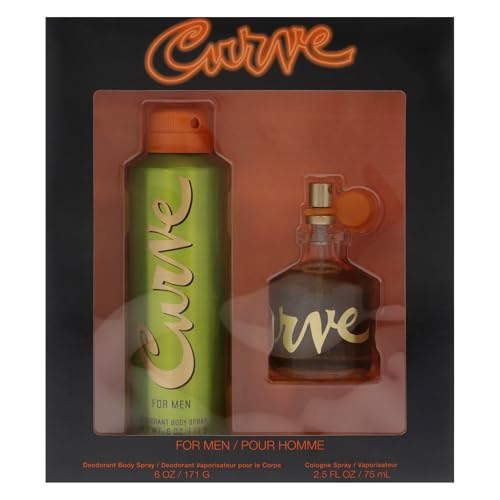 Curve Men's Cologne & Deodorant Set, 2.5oz Spray