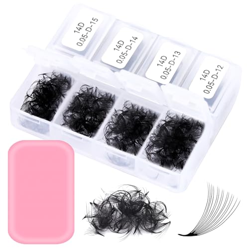 Obeyalash Premade Lash Fans D Curl - 600 Pack Eyelash Extensions