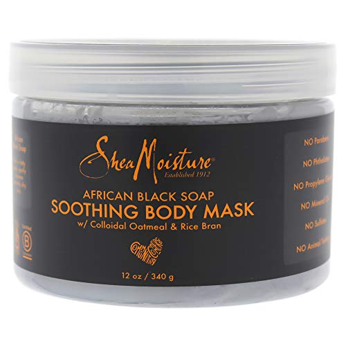 Shea Moisture African Black Soap Body Mask - 12 Oz