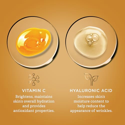 Findley Brightening Face Serum with Vitamin C & Hyaluronic Acid | Hydrating & Radiance Boosting | Improves Skin¡¯s Appearance (60 pcs, 2.7oz)