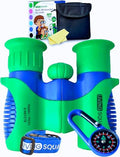 Kids Binoculars 8x21 Shockproof with Case - Ages 3-12