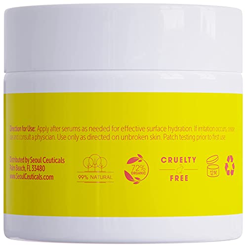 SeoulCeuticals Korean Skin Care Turmeric Cream – Korean Face Moisturizer for Dull Dry Skin - Korean Beauty Skincare K Beauty for Glowing Skin 2oz