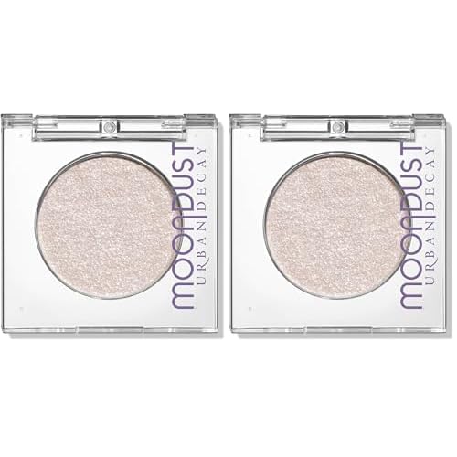 Urban Decay 24/7 Moondust Glitter Eyeshadow Single, Buildable Sparkly Eye Glitter, Long-lasting Shimmer Finish, Reflective Iridescent Eye Shadow Topper, Wet Look Effect - 0.06 oz