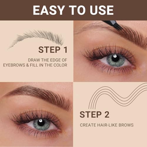 iMethod Microblading Eyebrow Pen - Waterproof Dark Brown Pencil