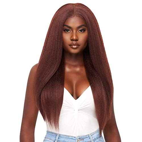 Outre Perfect Hair Line Synthetic 13x6 Faux Scalp Lace Front Wig - KATYA (1B Off Black)