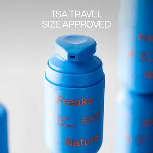 Freaks of Nature Deeper Dive Moisturizer Serum | 100% Natural Hydrating & Firming Formula | Non-Comedogenic, Eco-Friendly, Reef-Safe, Cruelty-Free | Suitable for All Skin Types | 1.7 oz