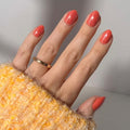 Glamnetic Lush Coral Short Oval Press-On Nails 30pc Nail Kit