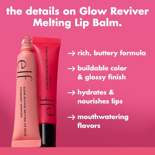 e.l.f. Glow Reviver Melting Lip Balm Yummy Gummy 0.52oz Tinted Nourishing