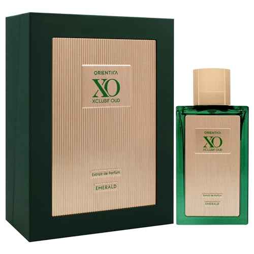 Orientica XO Xclusif Oud Emerald Extrait de Parfum ? Fresh Aromatic, Bergamot, Ginger, Jasmine, Mint Leaves, Sandalwood, Musk, Amber, Oakmoss - Arabic Perfume for Men & Women ? 2.0oz/60ml