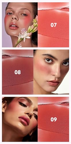 Cream Blush 9-Color Palette - Buildable, Waterproof, Long-Lasting