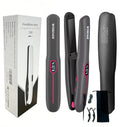 Cordless 2-in-1 Hair Straightener Curler with LCD Display