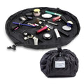 Lay-n-Go Cosmo Drawstring Makeup Bag Organizer – 20" Black