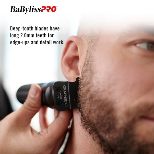 BaBylissPRO Deep-Tooth T-Blades for Hair Trimmers | FX707B2