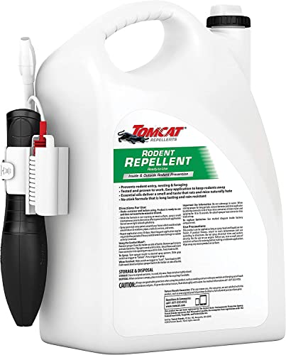 Tomcat Repellents Rodent Repellent Ready-to-Use, For Indoor and Outdoor Mouse and Rat Prevention, 1 gal.