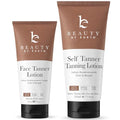Self Tanner Face & Body Lotion - Organic Aloe Vera & Shea Butter