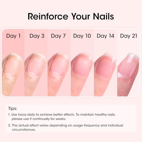 GELLEN 8-in-1 Nail Strengthener & Growth Serum for Damaged Nails