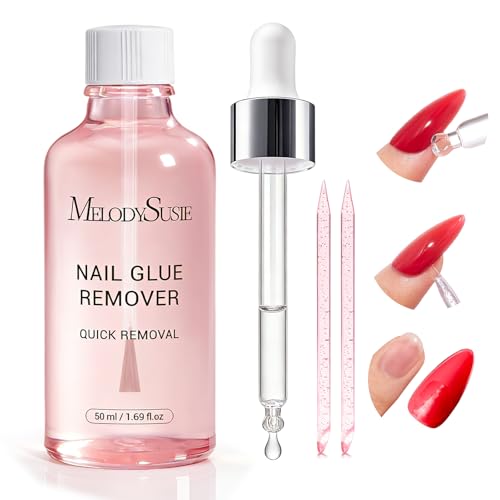 MelodySusie 50ML Non-Acetone Gel Nail Remover for Acrylic Tips