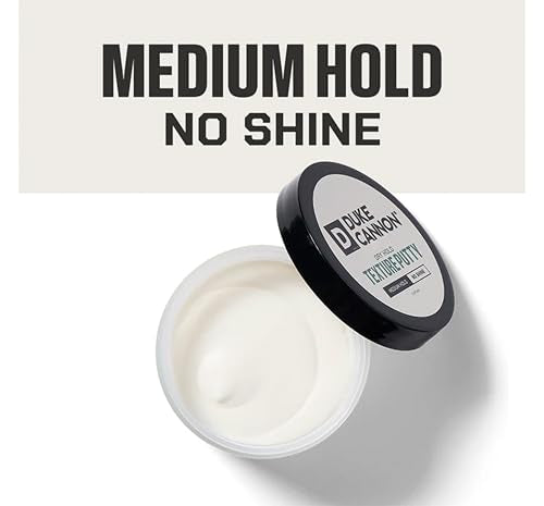 Duke Cannon Dry Hold Texture Putty - Medium Hold Hair Putty 4.6oz