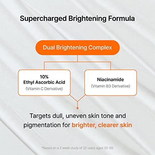 DearKlairs Freshly Juiced Vitamin Charging Serum | Korean Skincare, 3-O-Ethyl Ascorbic Acid 10%, Niacinamide, Non-oily Texture for Sensitive Skin 1.01 Fl Oz