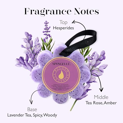 Spongellé French Lavender Bath Sponge with Body Wash
