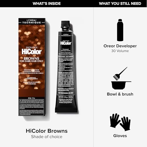 L'Oréal HiColor Permanent Hair Color for Dark Hair