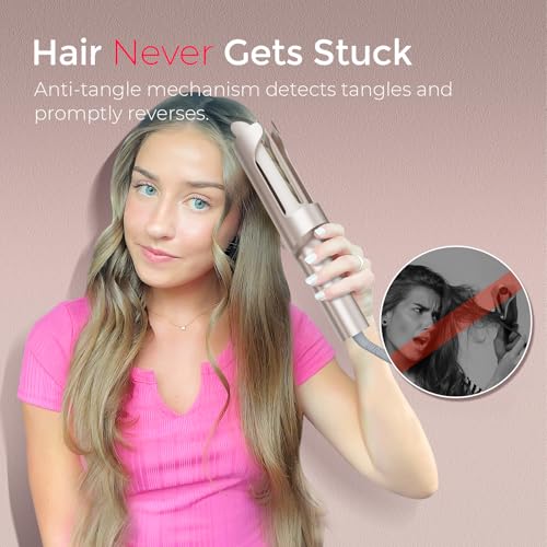 TYMO CurlPro Plus 1" Automatic Curling Iron for Long Hair