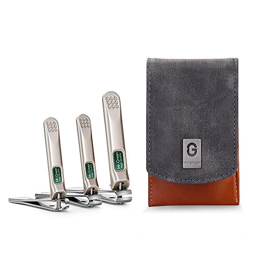 Nail Clippers Set - 3pcs Stainless Steel Manicure Kit for Travel