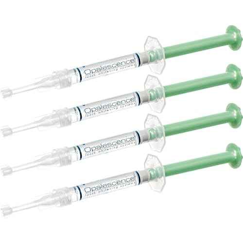 Opalescence 35% CP Mint - Gel Syringes Teeth Whitening - Refill Kit (4 Syringes) Carbamide Peroxide Gel. Made by Ultradent. Tooth Whitening Refill Syringes with Toothbrush. 5197-2tb