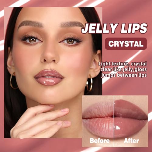 4-Color Tinted Lip Gloss Set with Hydrating Serum