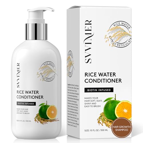 Svvimer Rice Water Hair Growth Conditioner 10oz - Biotin & Thickening