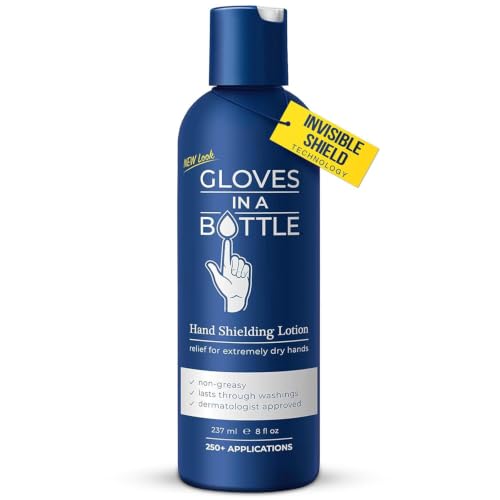 Gloves In A Bottle Shielding Lotion - Barrier Moisturizer for Dry Hands (8 oz)