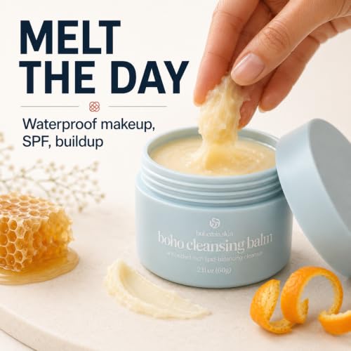 Bohemia Skin Boho Cleansing Balm 2 oz Waterproof Makeup Remover