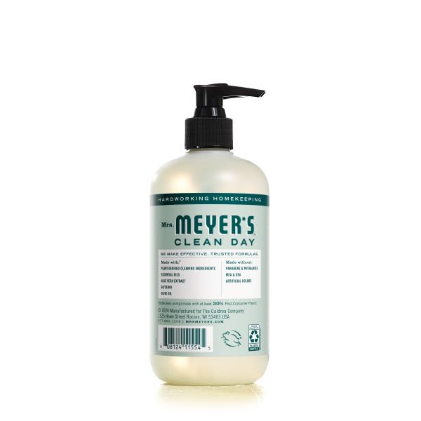 MRS. MEYER'S CLEAN DAY Liquid Hand Soap, Birch Wood 12.5 Fl Oz (Pack of 6)