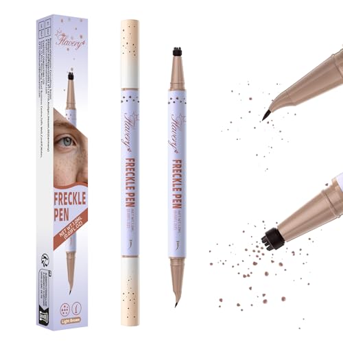 Flavery Dual Ended Freckle Pen & Stamp - Natural-Looking Makeup