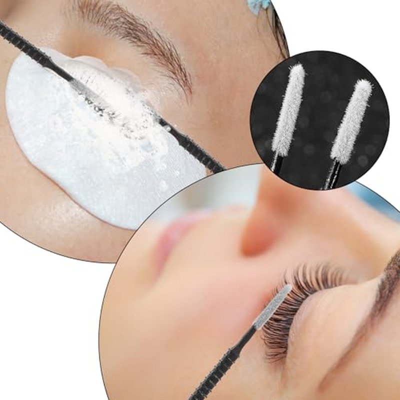 200 PCS Micro Applicator Brushes for Eyelash & Makeup