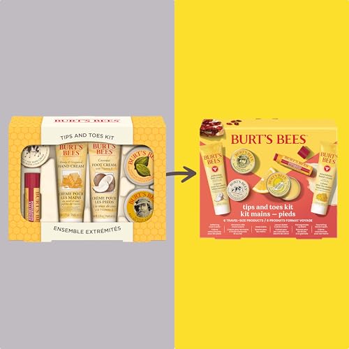 Burt's Bees Tips and Toes Kit – 6 Travel Size Products