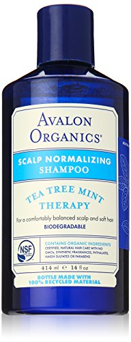 Avalon Organics Tea Tree Mint Scalp Normalizing Shampoo, 14 oz.