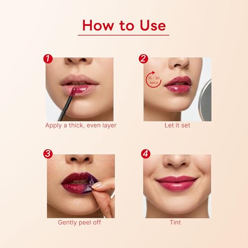 Lip Stain Peel Off Tint – Waterproof Matte Finish #02 Pink Orange